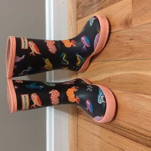 Little girls hunter boots size 9